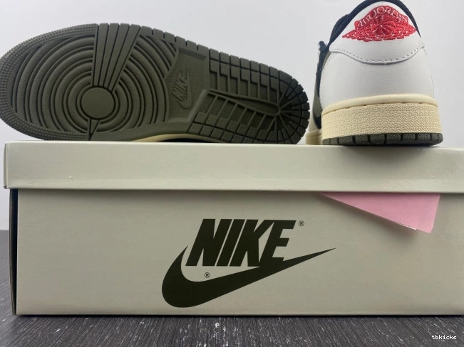 Rep TB Scott x 1 Travis Air Jordan Low OG DZ4137-106 WMNS Olive 0721